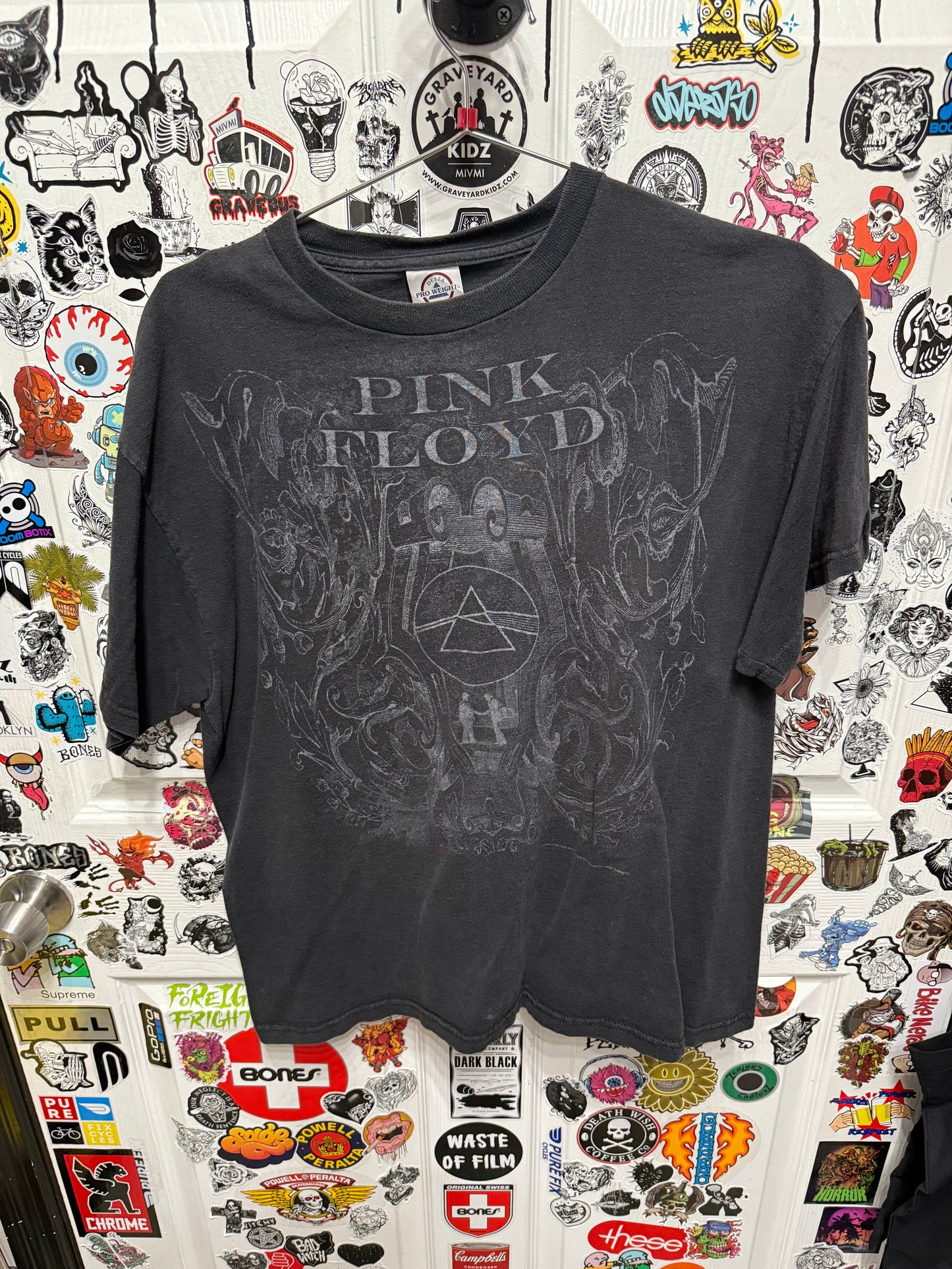 2008 Pink Floyd Black & White Tee Size L