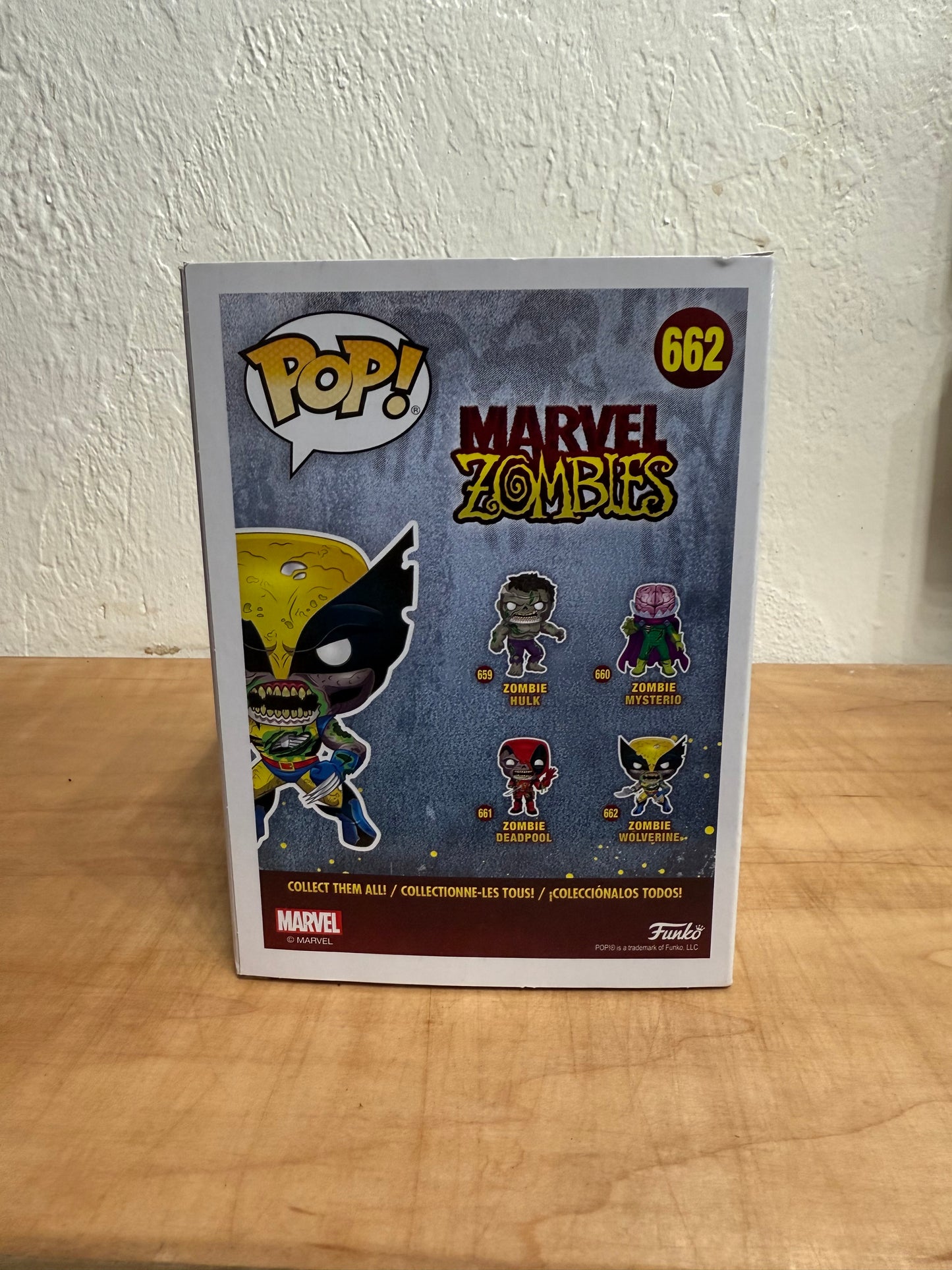 Funko Pop! Marvel Zombies #662 Zombie Wolverine (Glows in the Dark)