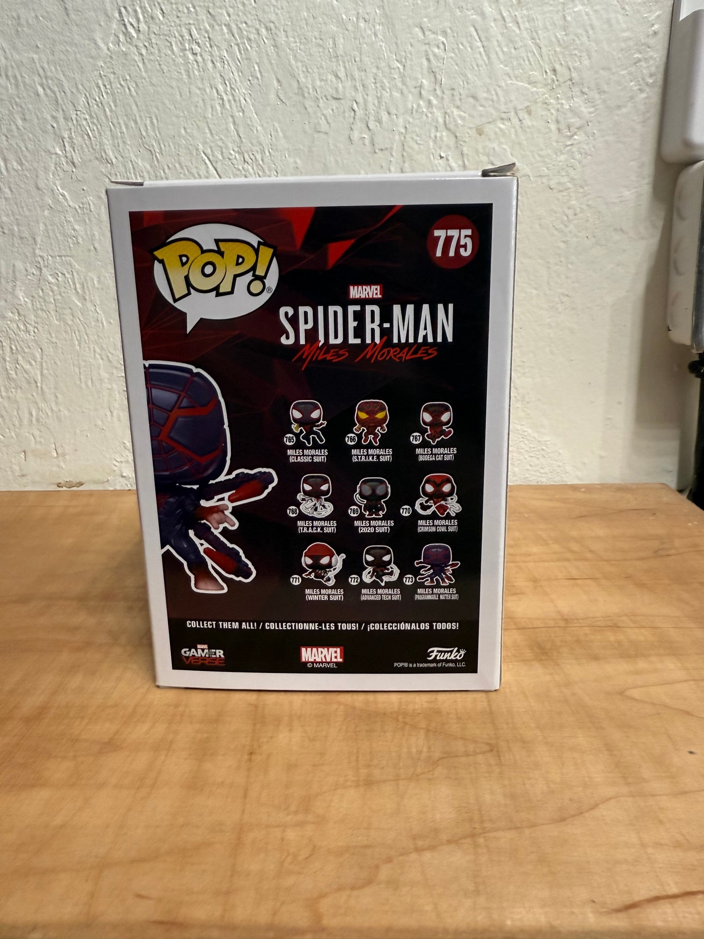 Funko Pop! Marvel Spider-Man Miles Morales #775 Glow in The Dark Special Edition