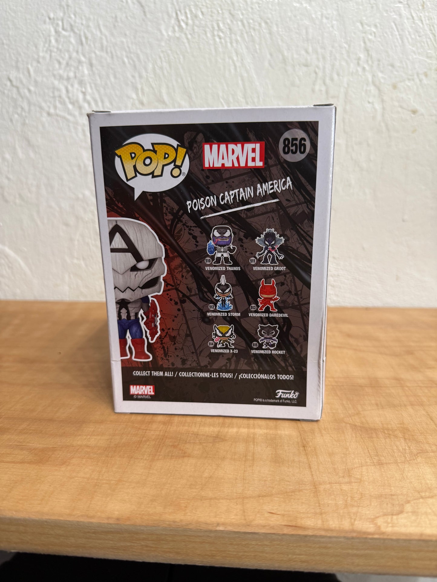 MARVEL Poison Captain America Funko Pop Action Figure #856