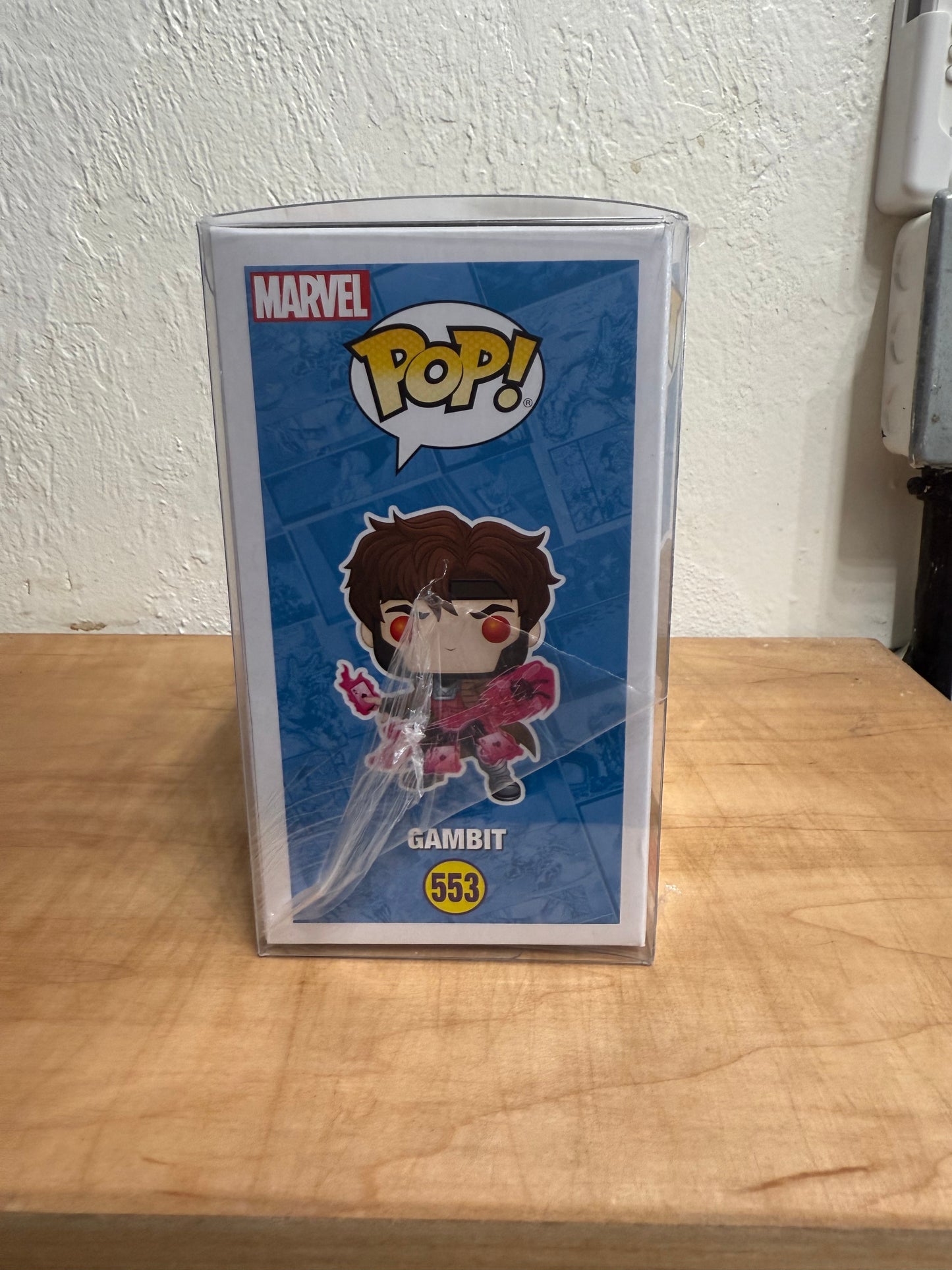 Funko Pop! Vinyl: Marvel - Gambit with Cards (Glows in the Dark) - #553