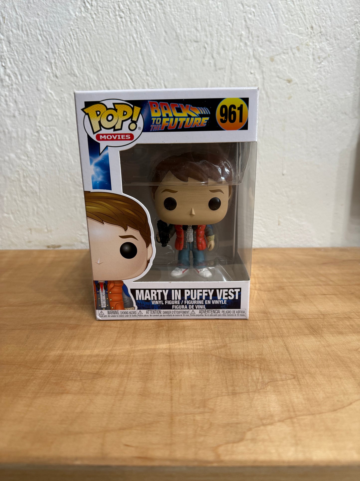 Funko Pop Movies Back to the Future Marty in Puffy Vest #961 Vinyl Figure New