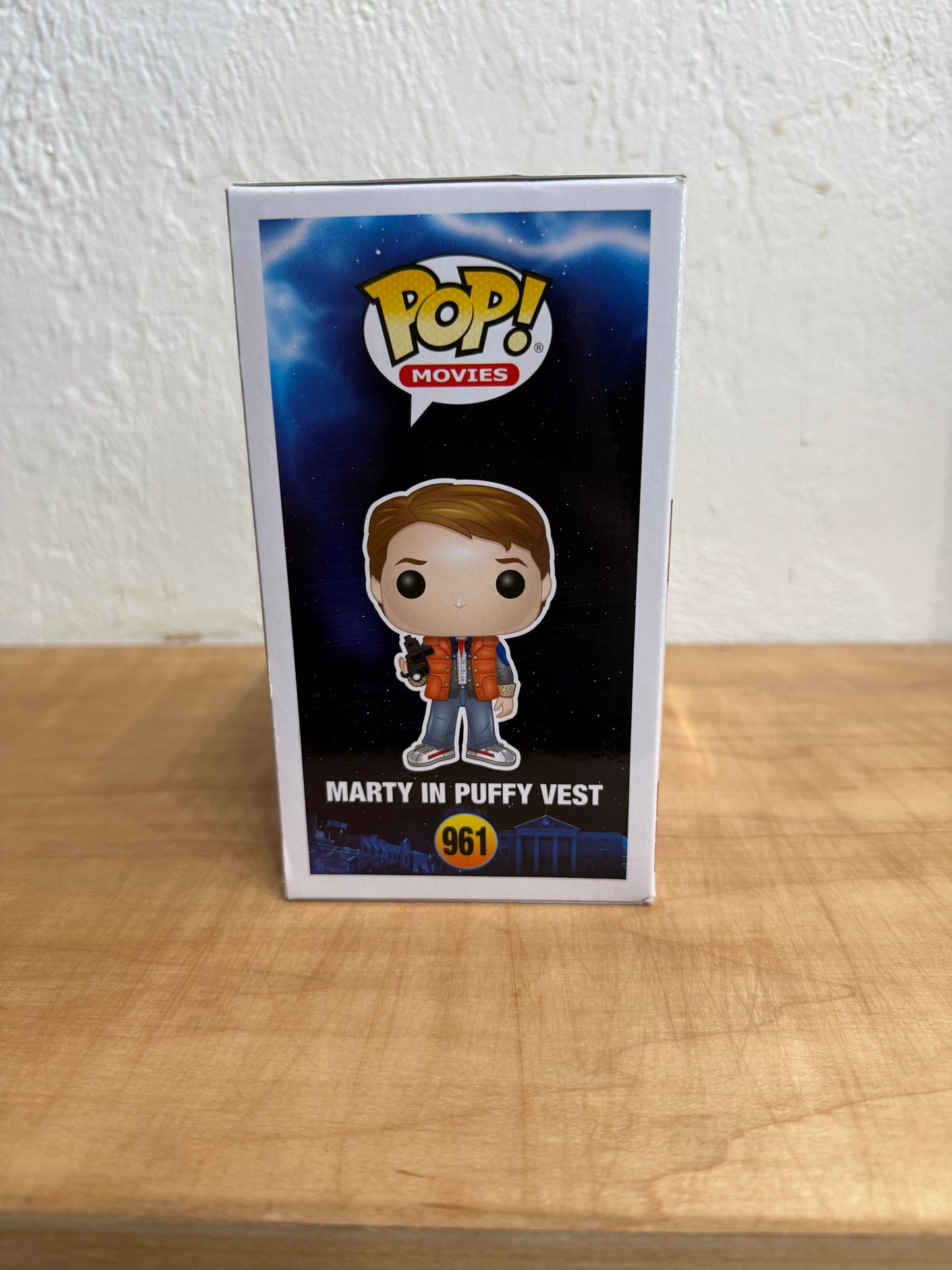 Funko Pop Movies Back to the Future Marty in Puffy Vest #961 Vinyl Figure New