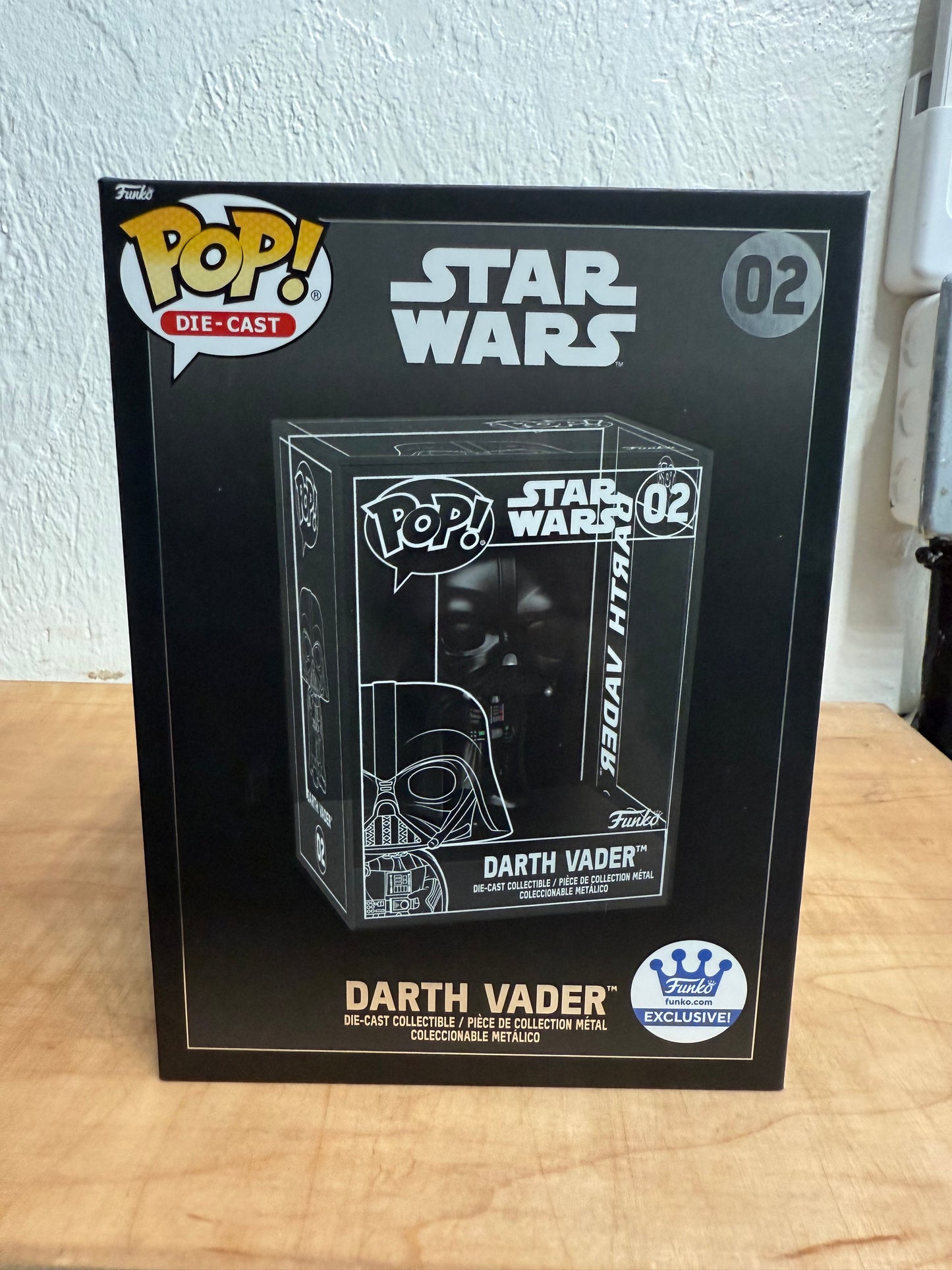Funko Pop! Die-Cast Star Wars #02 Darth Vader