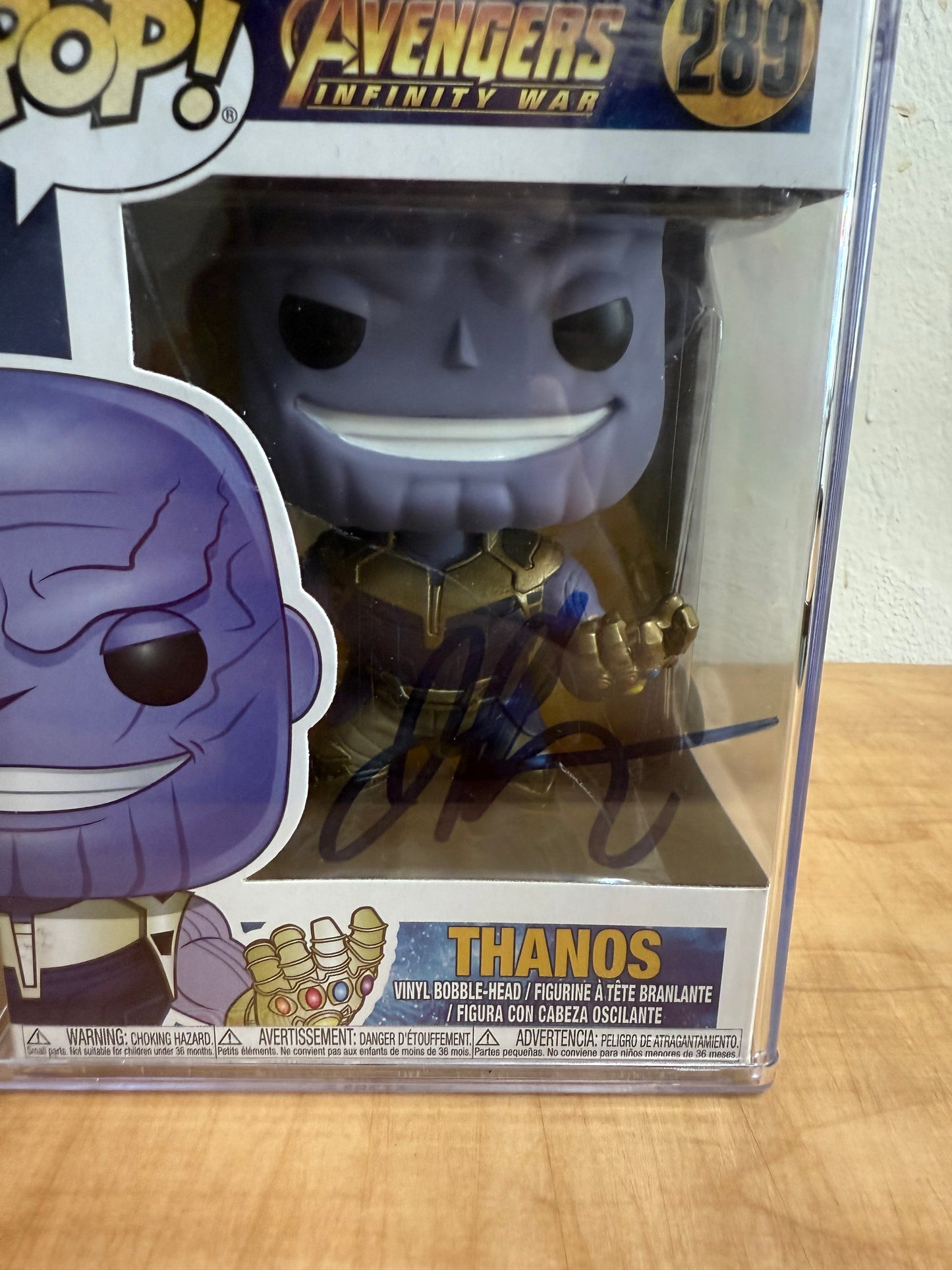 Jim Starlin Signed Funko Pop! Vinyl: Marvel - Thanos #289 (JSA COA)