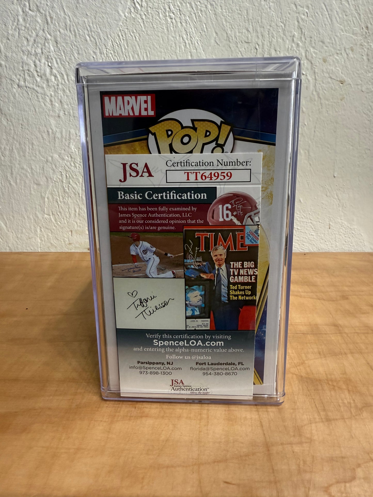 Jim Starlin Signed Funko Pop! Vinyl: Marvel - Thanos #289 (JSA COA)