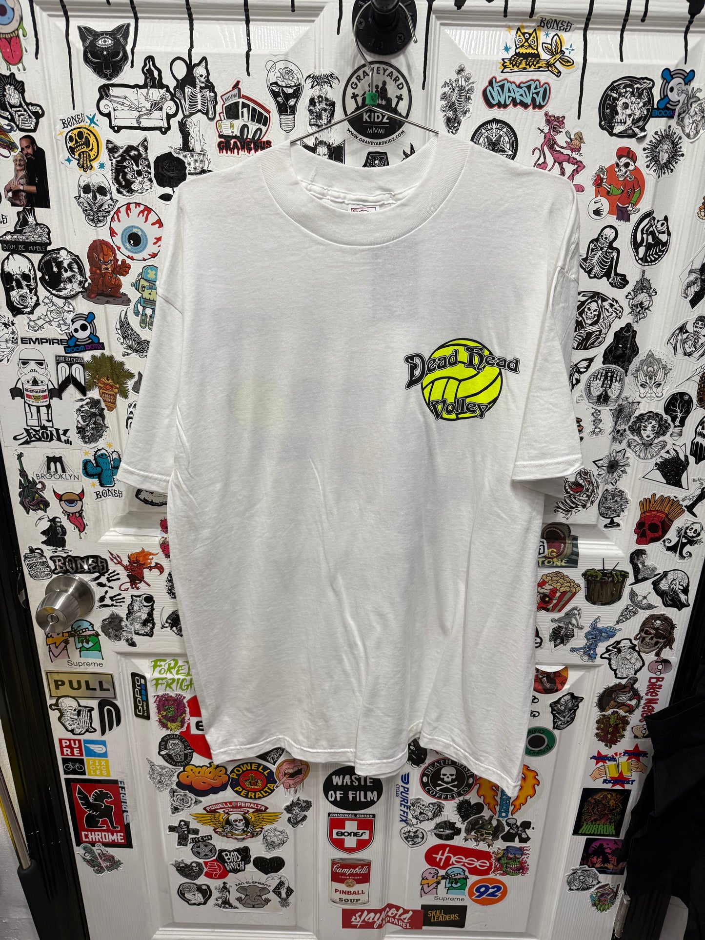 90's Grateful Dead Band Dead Head Volleyball Shirt Size XL