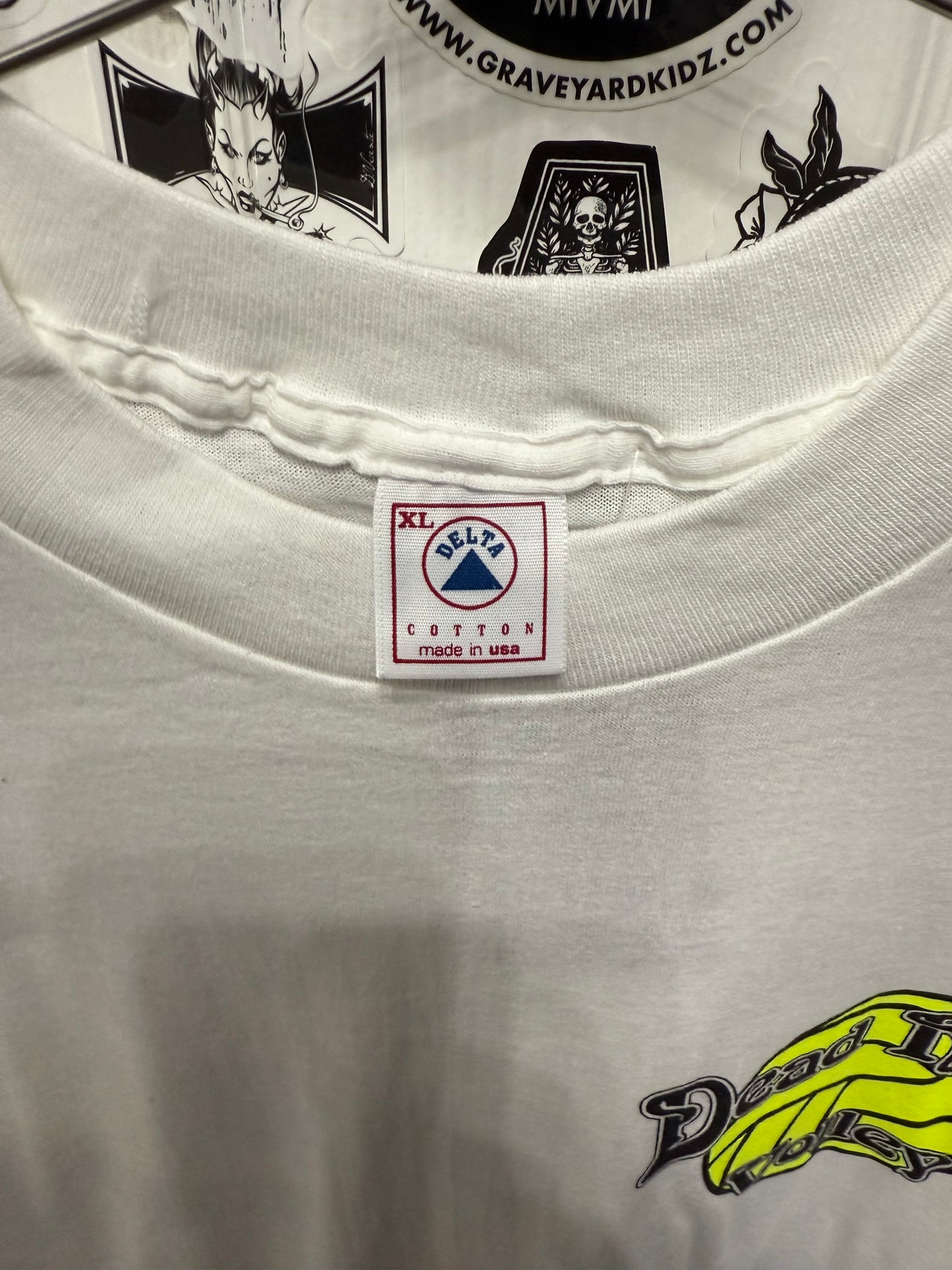 90's Grateful Dead Band Dead Head Volleyball Shirt Size XL