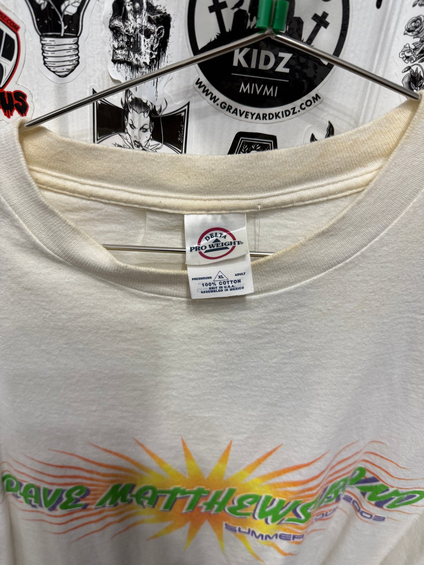 2003 Dave Matthews Bands Summer Tour Shirt Size XL
