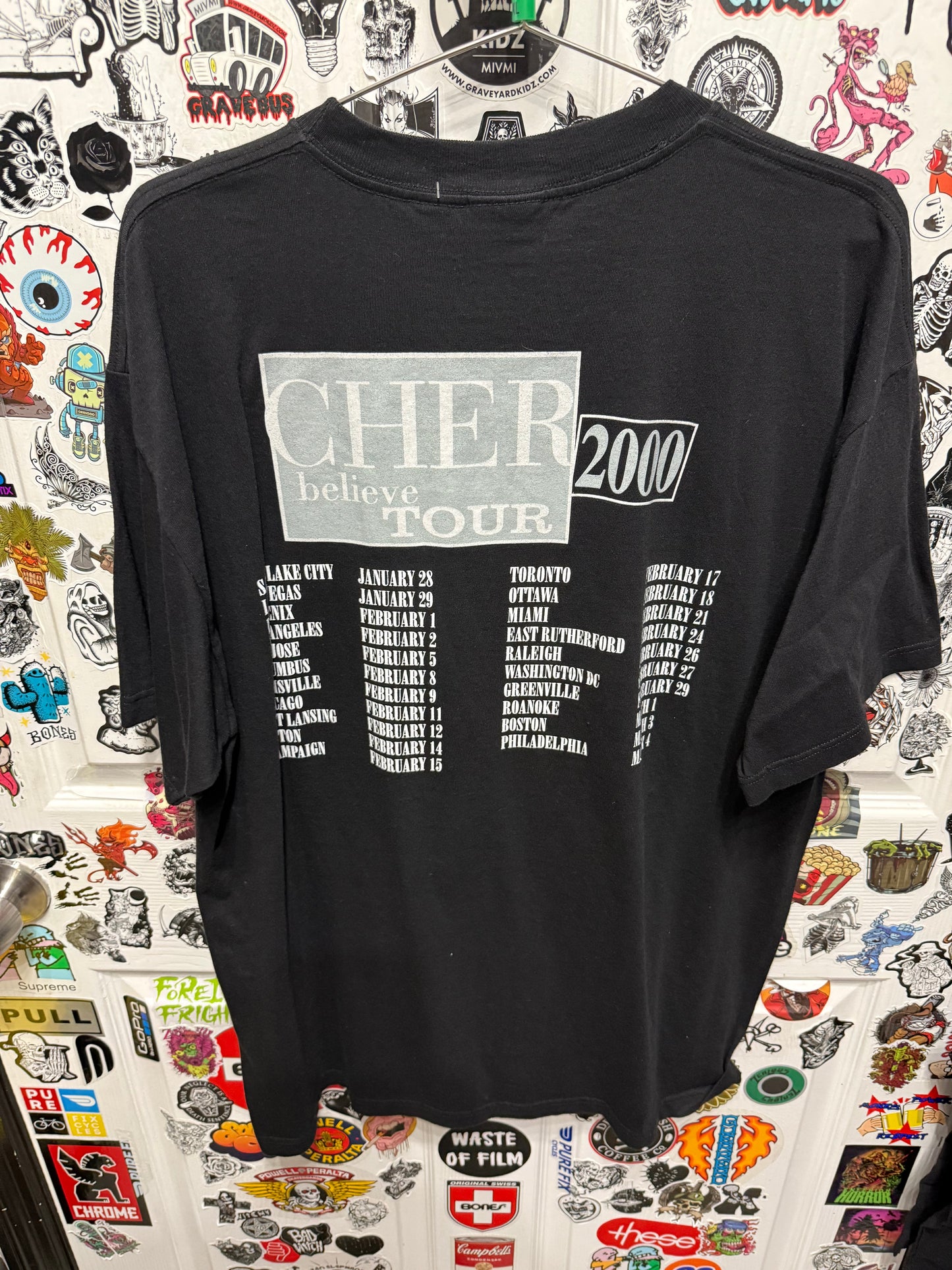 2000 Cher “Do You Believe?” Tour Shirt Giant Tag T-Shirt Men’s Size XL