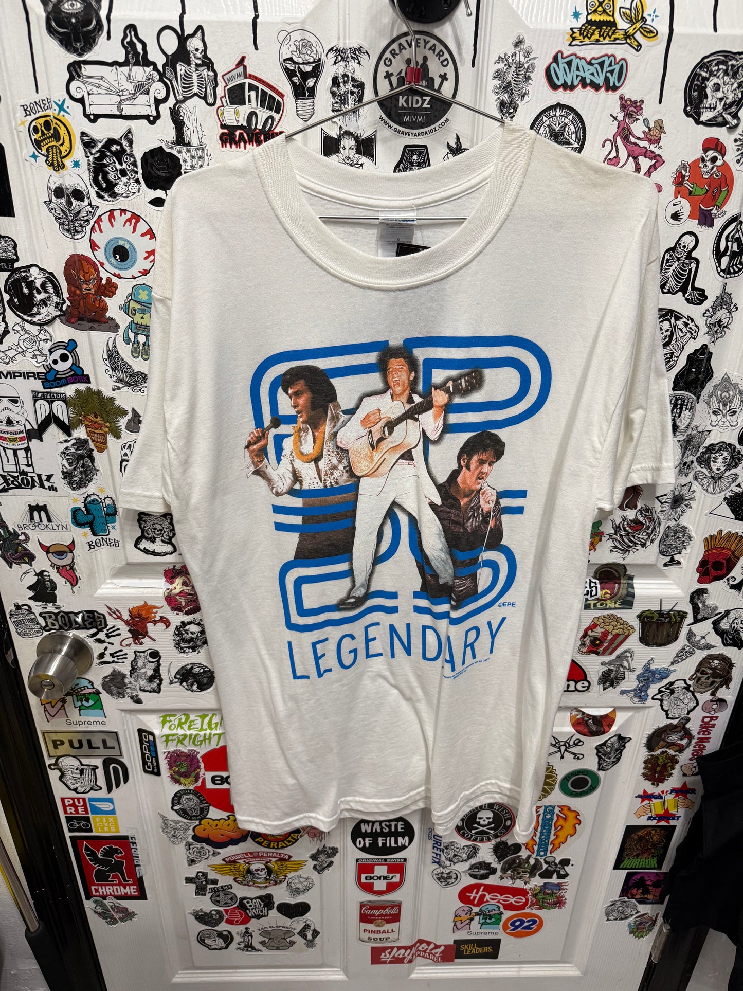 00's Elvis Presley Legendary 25th Anniversary T-Shirt Size L