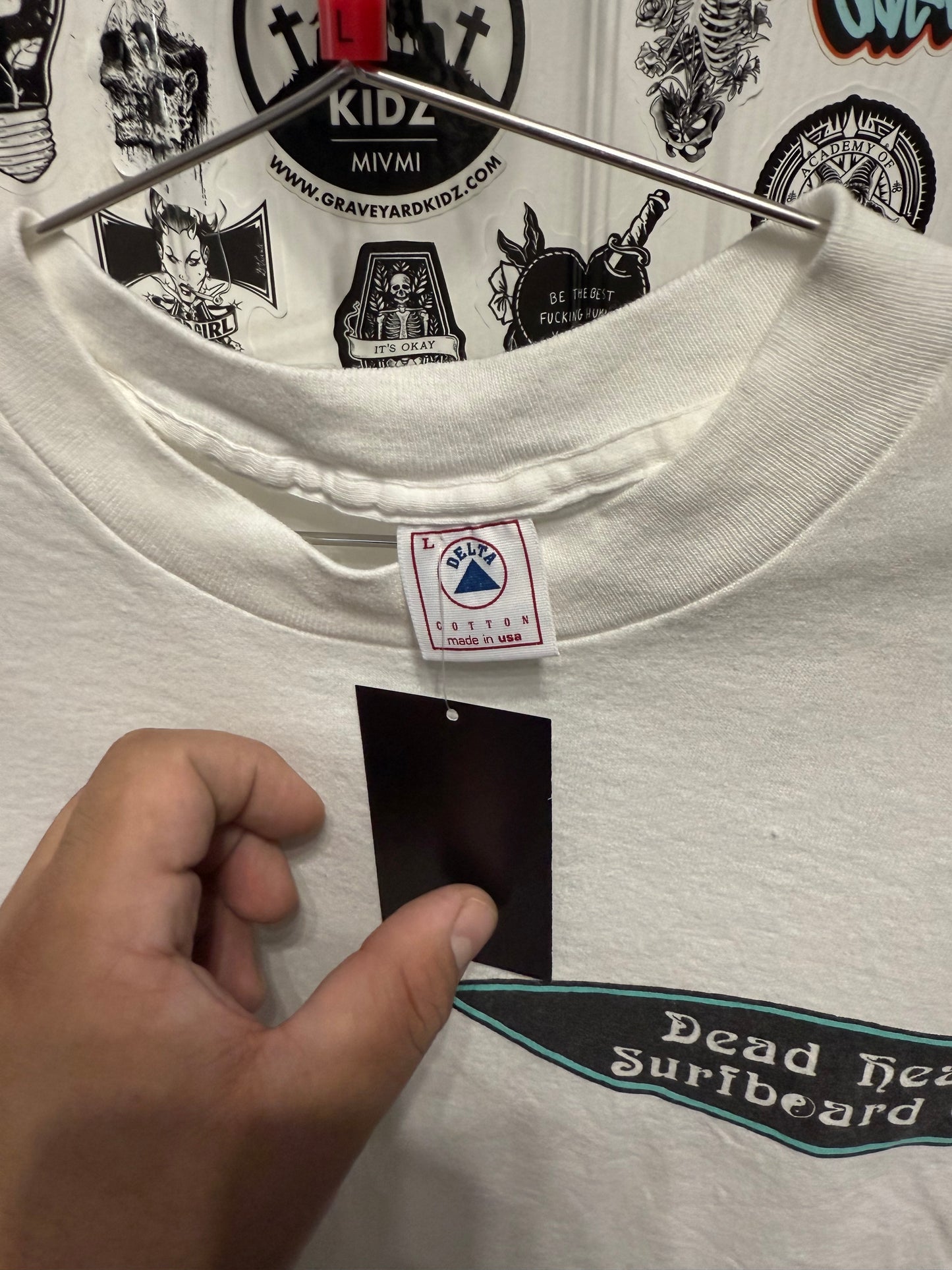 90's Grateful Dead Band Dead Head Surfboards Shirt Size L