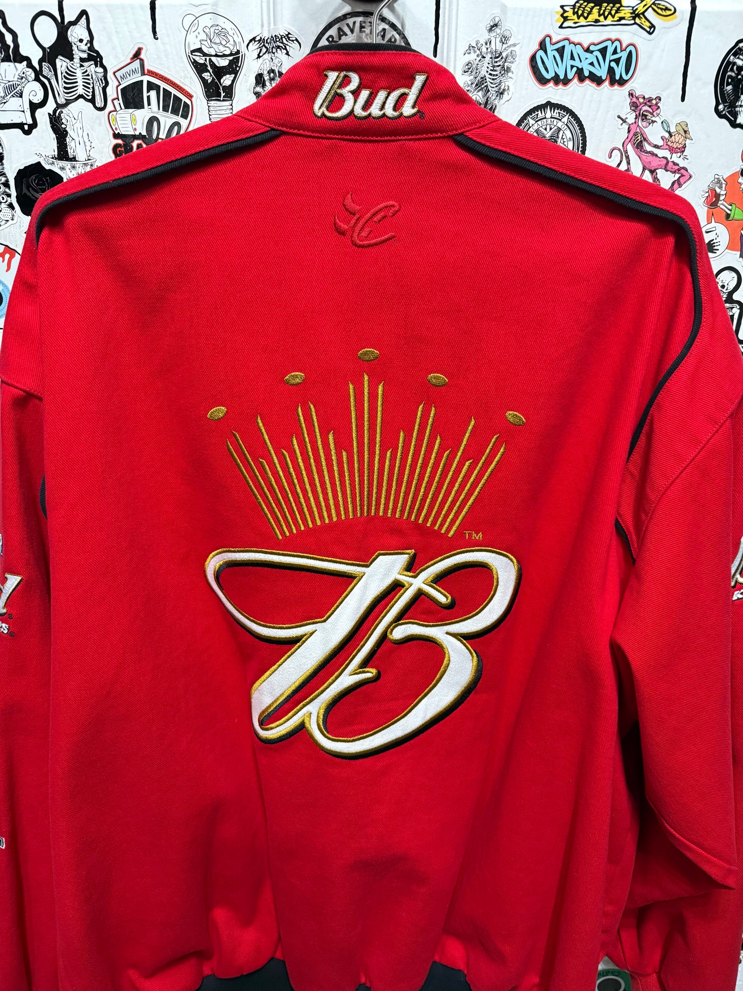 Dale Earnhardt Jr. Nascar Chase Twill Budweiser Men's Jacket XL