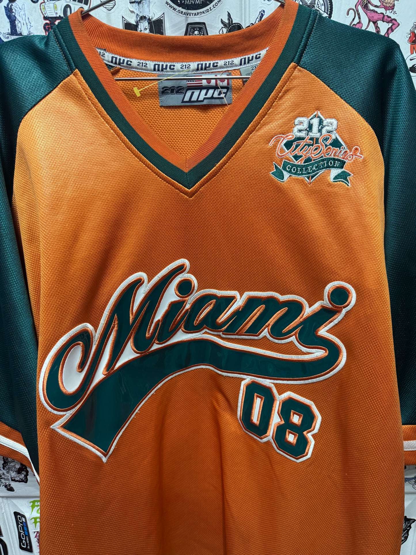 2003 212 NYC City Series “Miami” #08 Jersey Size 2XL