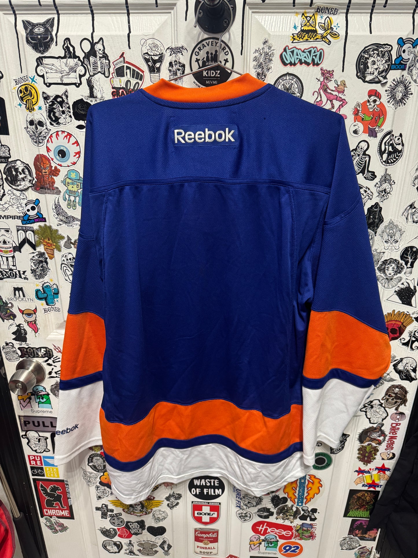 Reebok New York Islanders NHL Jersey Size Large – Blue/Orange Home