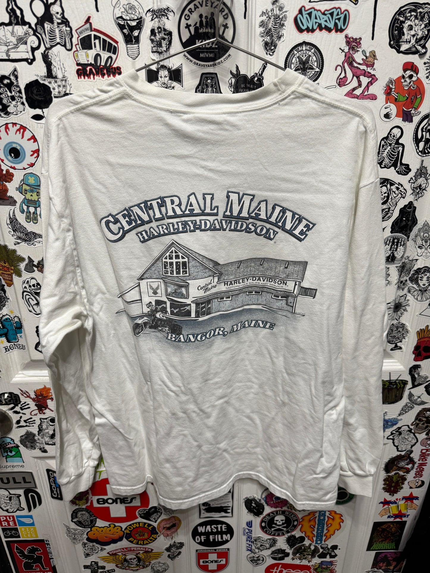 Harley Davidson Central Maine "The Way Life Should Be" Long Sleeve Size L