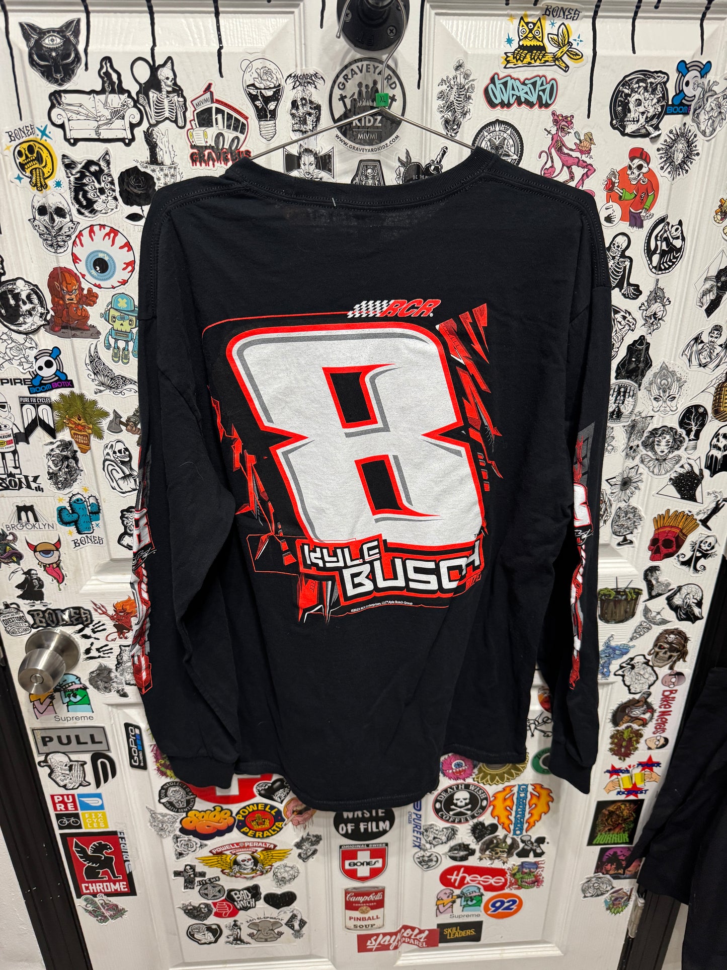 Kyle Busch RCR #8 Long Sleeve Shirt Size XL