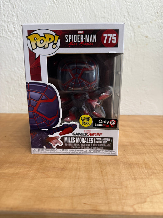 Funko Pop! Marvel Spider-Man Miles Morales #775 Glow in The Dark Special Edition