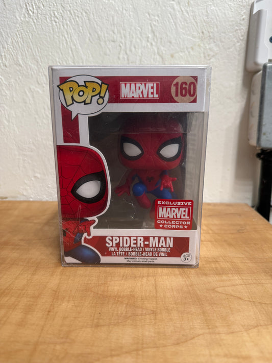Funko Pop Spider-Man #160 Marvel Comics Collector Corps Exclusive