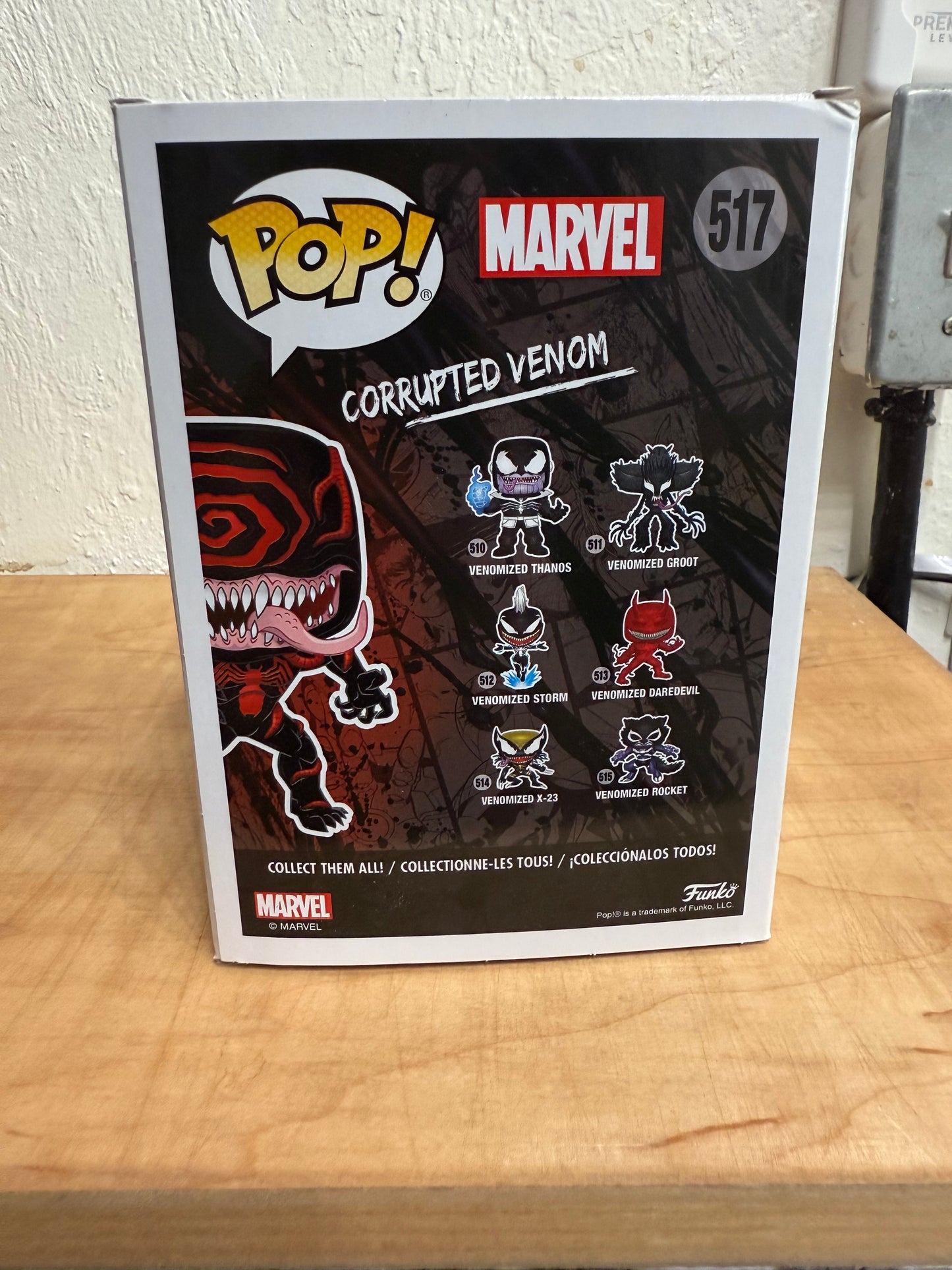 Funko Pop! Marvel Corrupted Venom 517 L.A. Comic Con Exclusive