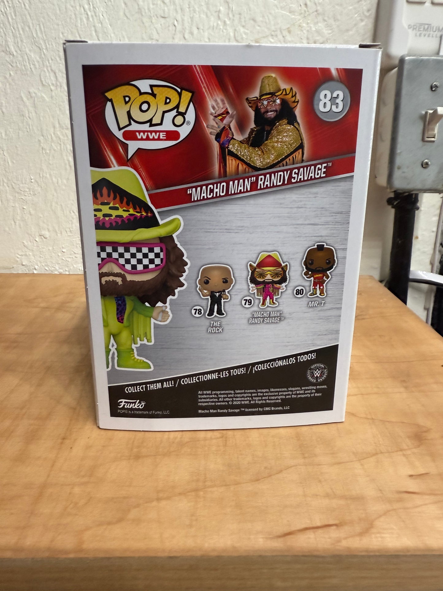 Funko Pop WWE Macho Man Randy Savage #83 Vinyl Figure Walmart Exclusive.