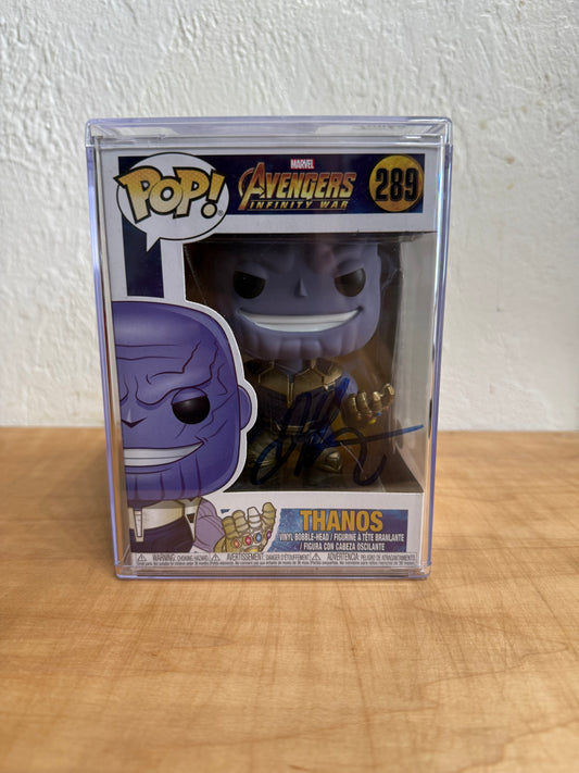 Jim Starlin Signed Funko Pop! Vinyl: Marvel - Thanos #289 (JSA COA)