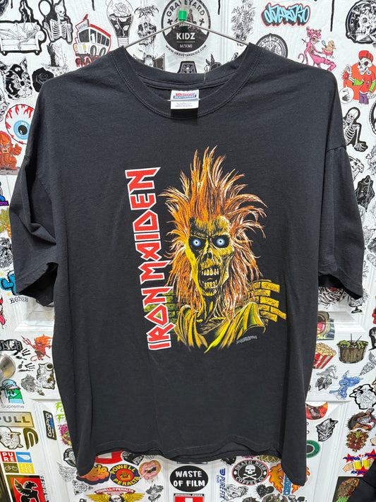 2006 Iron Maiden "KILLERS" Album Cover T Shirt Black Band Concert Size XL