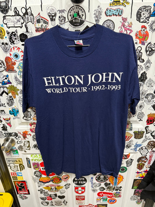 92'-93' Elton John World Tour Shirt Size XL