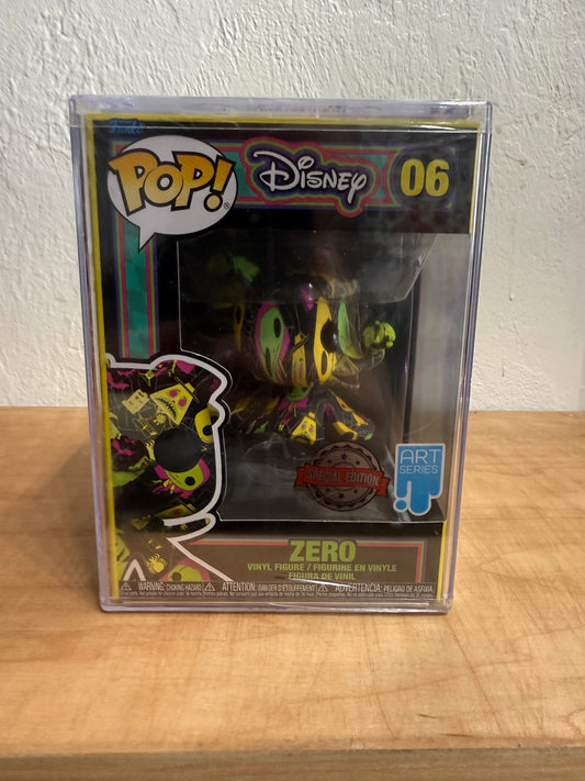 Funko Disney POP! Artist Series Vinyl Figure - Zero Black Light Special Edition