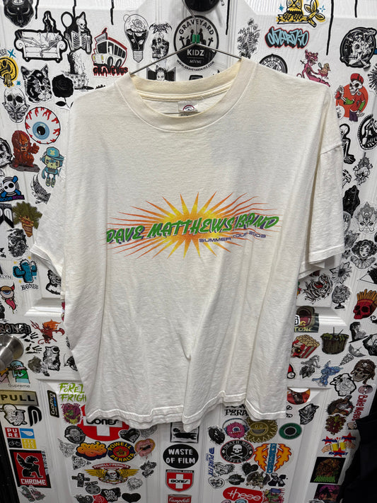 2003 Dave Matthews Bands Summer Tour Shirt Size XL
