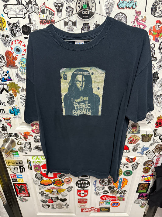 00's The Connect Presents Lil Wayne Public Enemy Shirt Size XL