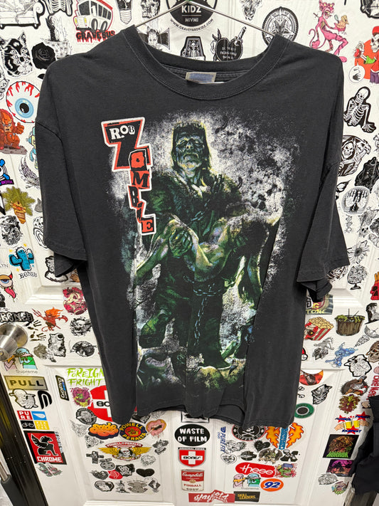 2009 Rob Zombie Frankenstein Shirt Size XL