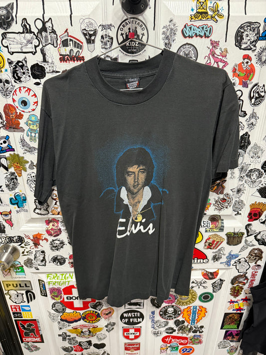 80's Elvis Presley T-Shirt Size L Screenstars Tag
