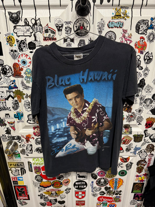 1996 Elvis Presley Blue Hawaii Mens Shirt Size L