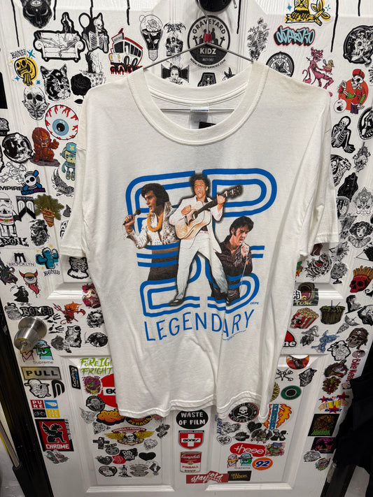 00's Elvis Presley Legendary 25th Anniversary T-Shirt Size L