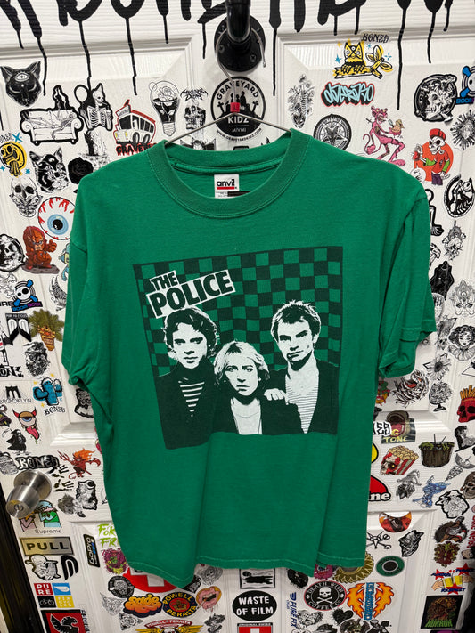 2007 The Police Concert Tour Green Shirt Size L