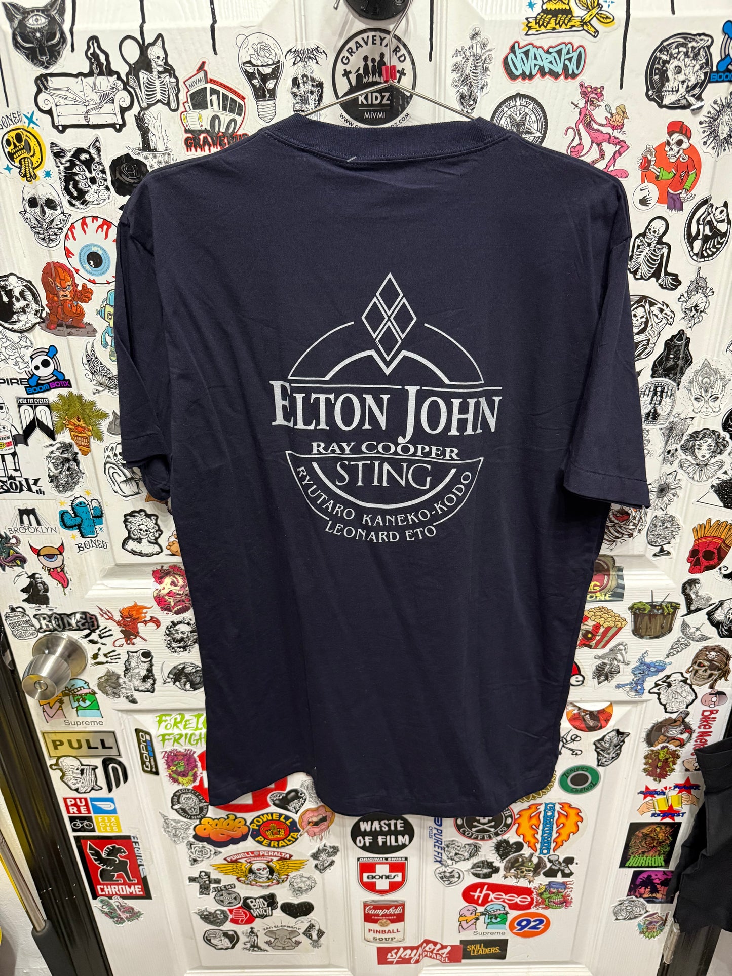96' Elton John, Ray Cooper, Sting Brunei Concert Shirt Size Large