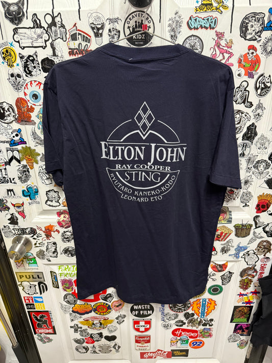 96' Elton John, Ray Cooper, Sting Brunei Concert Shirt Size Large