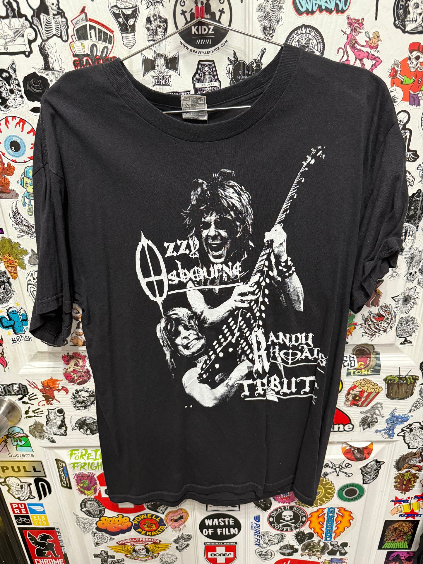 00's Ozzy Osbourne And Randy Rhoads Tribute Shirt Size Large