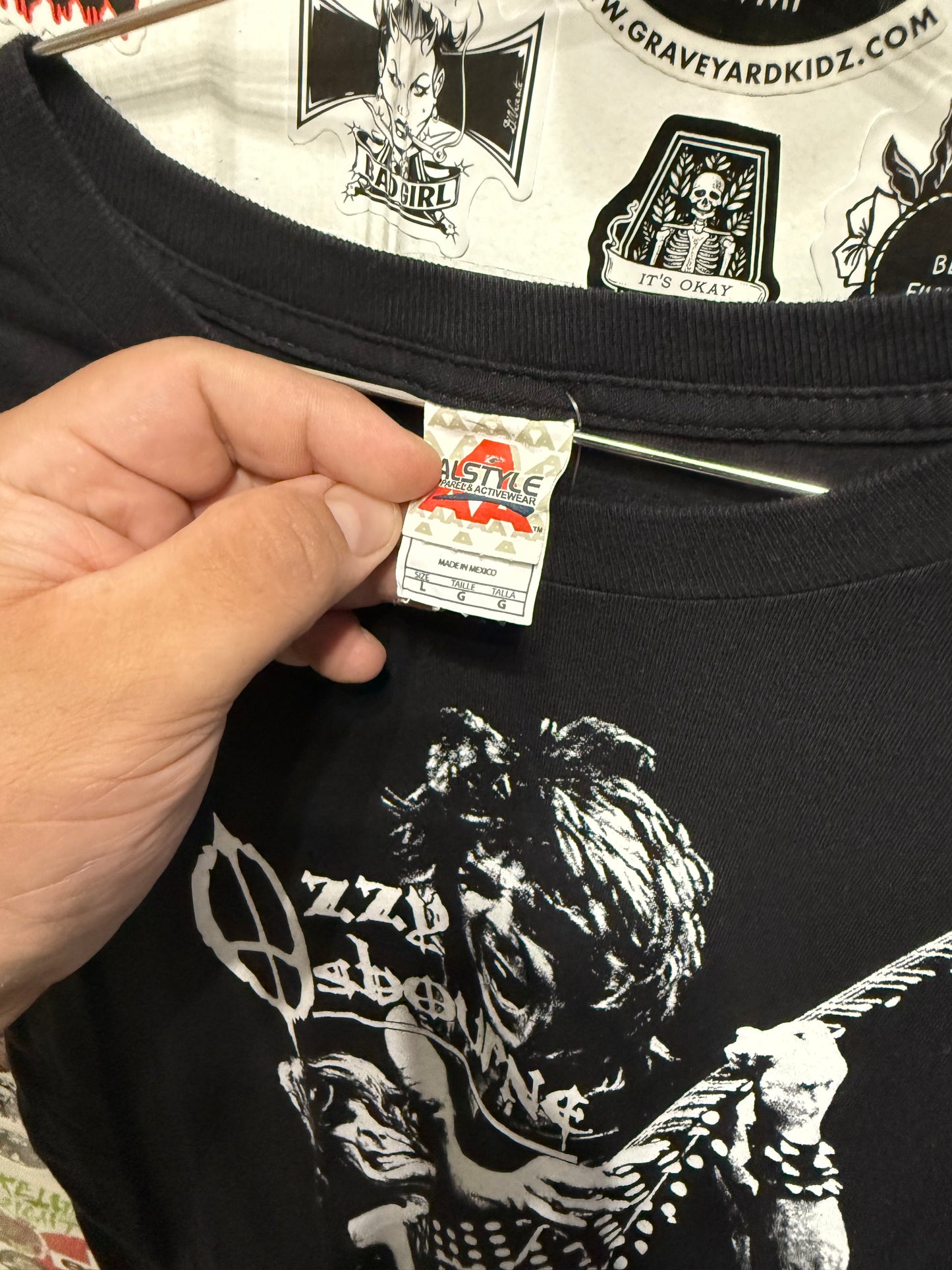 00's Ozzy Osbourne And Randy Rhoads Tribute Shirt Size Large