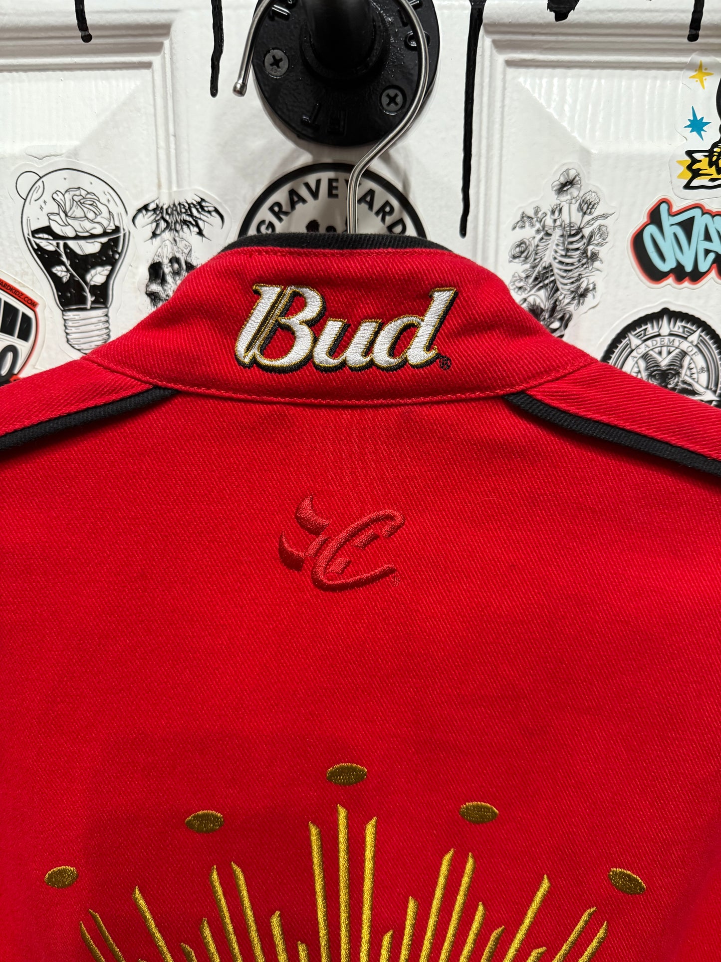 Dale Earnhardt Jr. Nascar Chase Twill Budweiser Men's Jacket  XL