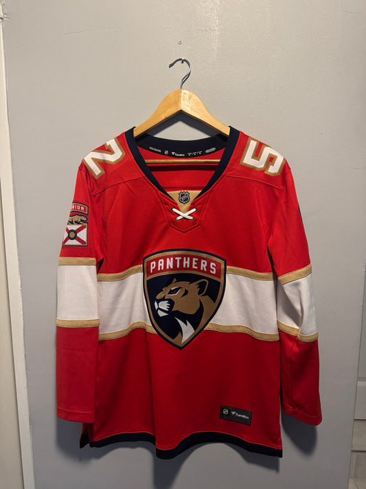 Womens Fanatics Florida Panthers MacKenzie Weegar #52 Jersey Size Medium