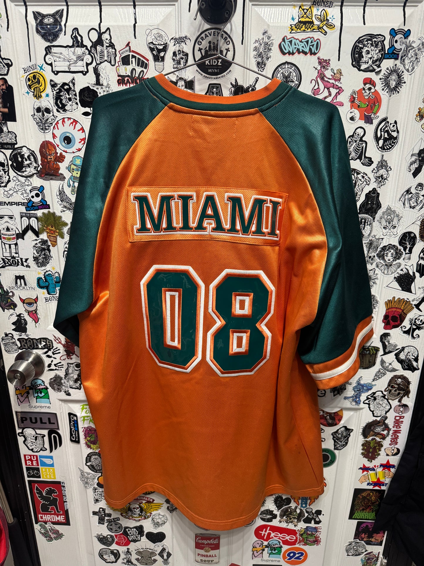 2003 212 NYC City Series “Miami” #08 Jersey Size 2XL