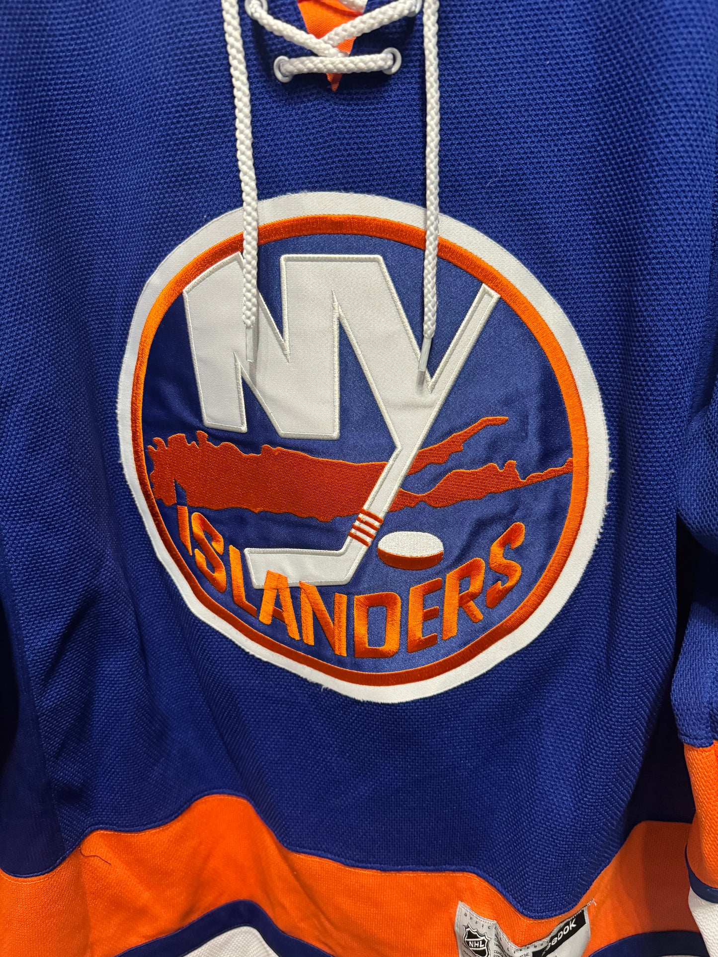 Reebok New York Islanders NHL Jersey Size Large – Blue/Orange Home