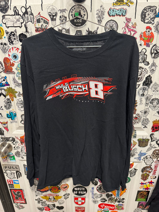 Kyle Busch RCR #8 Long Sleeve Shirt Size XL