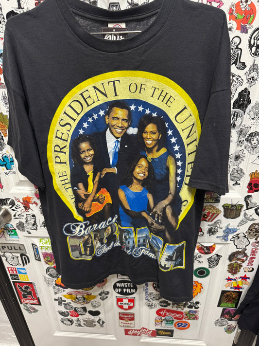 Barack Obama And The 1st Family Shirt Size XL