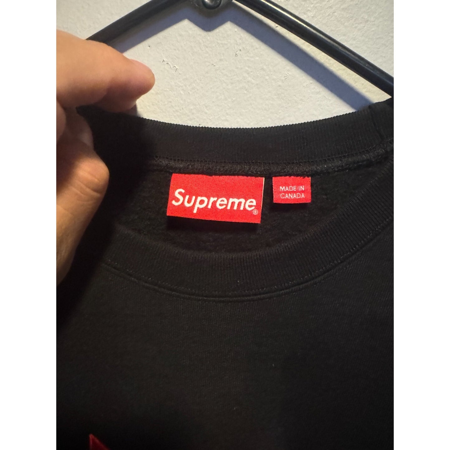 Supreme Box Logo Crewneck(FW22) - Black - Size Medium